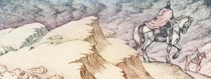 Разворот для былины о Святогоре и Илье Муромце