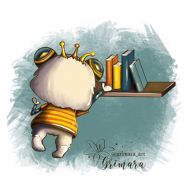Мишка-Би, любитель книг