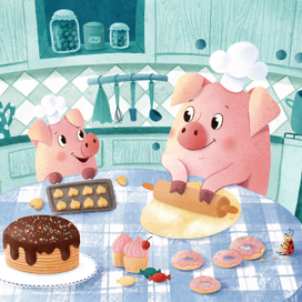 Иллюстрации к детской книге для © Little Hippo Books, 2022