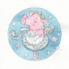 Хрюлинка- БАЛЕРИНКА!