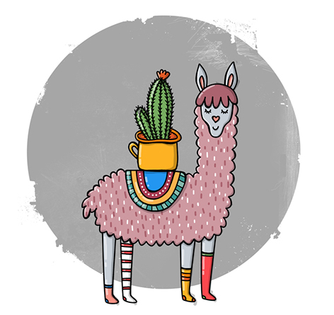 Лама Зефирка