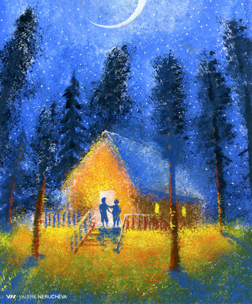 Иллюстрации к сказочной повести "Страна" Д. Даниличевой, Никея 2015