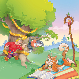 Иллюстрации для детского журнала 3/9 Ц