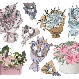 Набор букетов