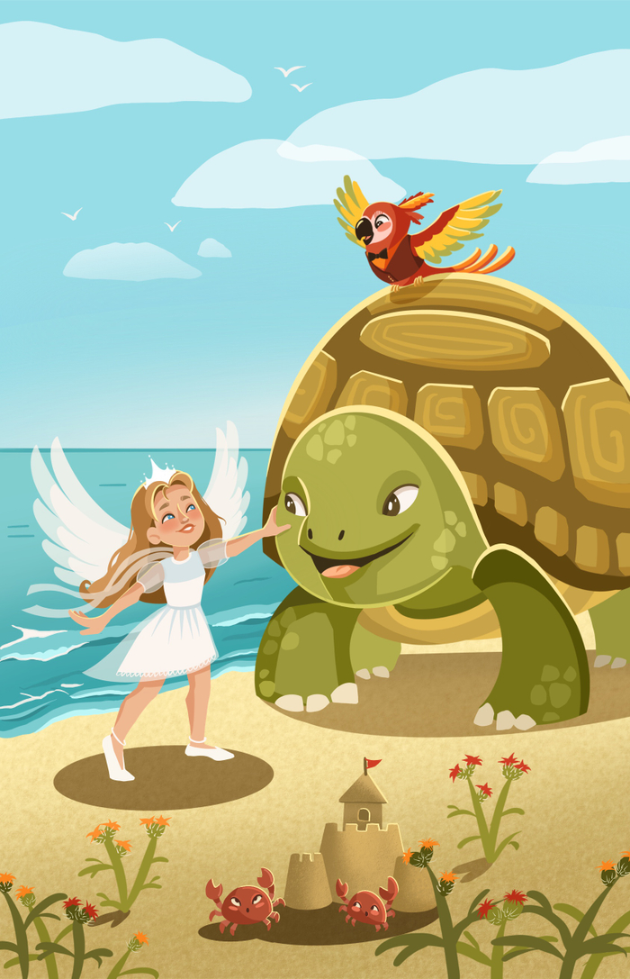 Иллюстрация к книге «Маэлла и башня господина В»