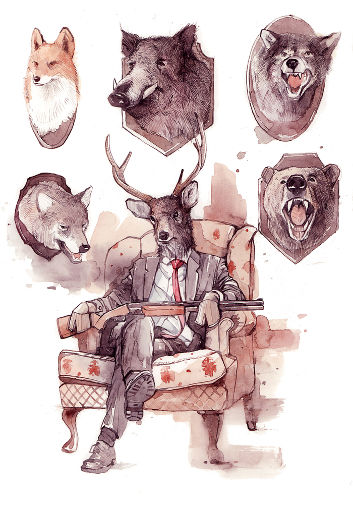 Безобидный олень