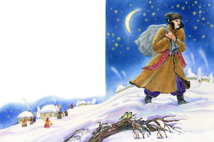 К повести Н.Гоголя "Ночь перед Рождеством", для изд. Эксмо