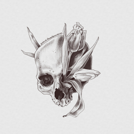 Стикер "Череп"