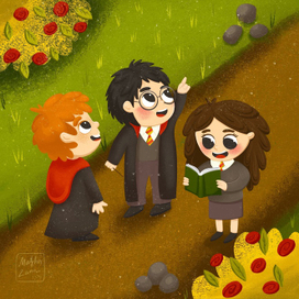 Фанарт Гарри Поттер