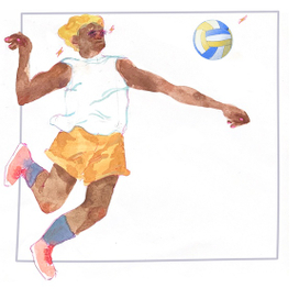 Волейбол «удар»