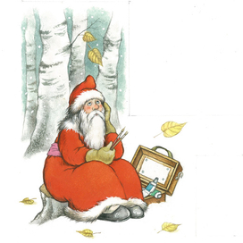 Мороз-художник.