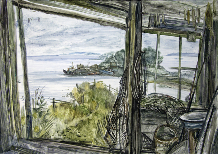 Вид на Тамарин причал