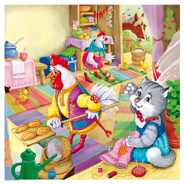 Как петух в печи...