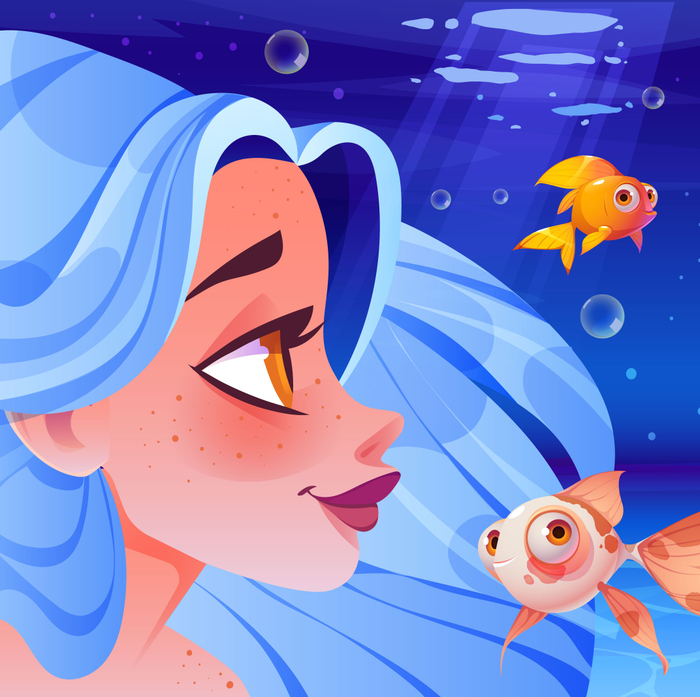 Nereus - персонаж для детской книги