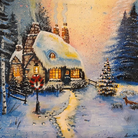 Зимний домик