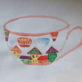 Эскиз к сервизу 