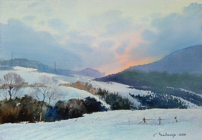 ,,Утренний свет . Словакия,,