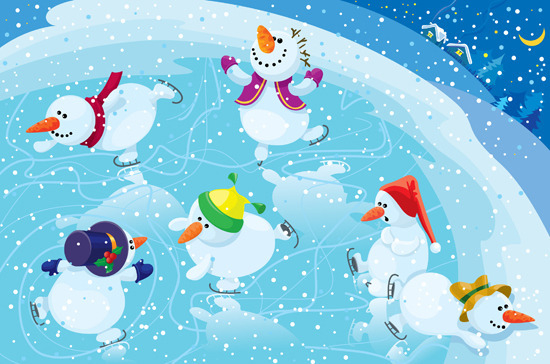 снеговиковый каток