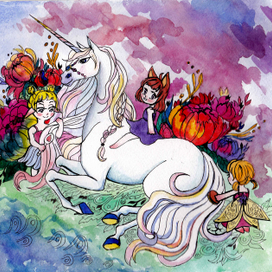 иллюстрация к сказке в детском журнале