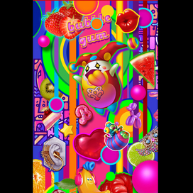 Коллаж для автомата жевательной резинки