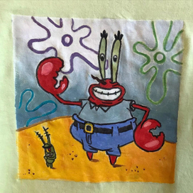 Painting on fabric