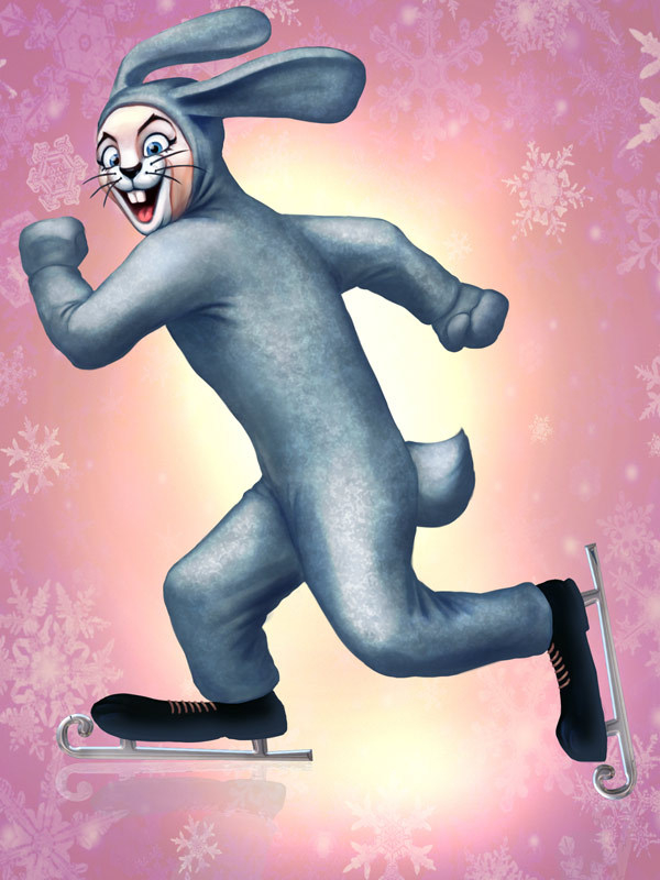 Заяц фигурист
