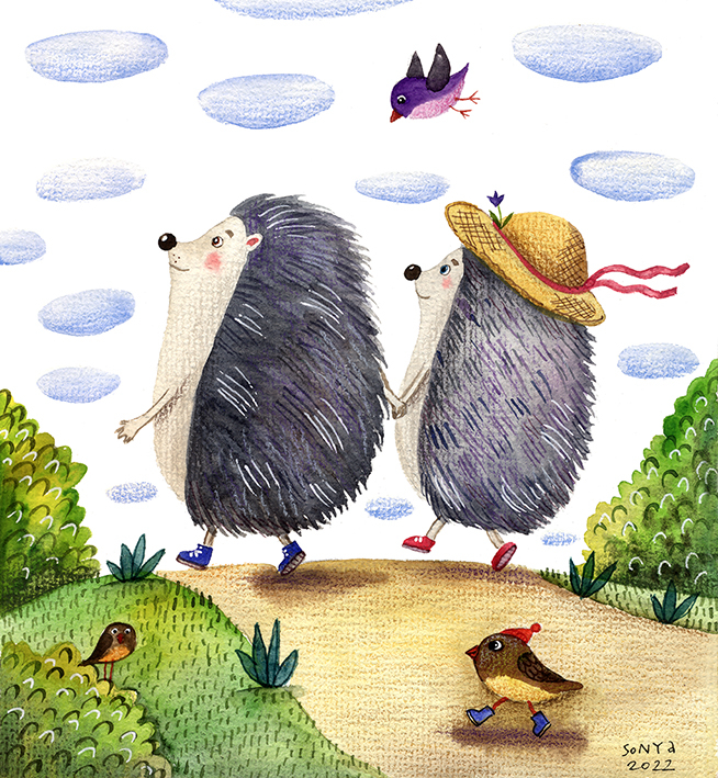  последняя картинка про Ёжика