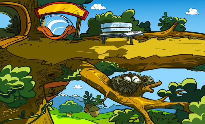 "Ветка". Фон для онлайн игры