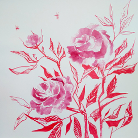 Красные розы