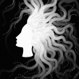 Чёрно белый волшебство ( дева )