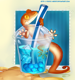  Blue Lagoon bubble tea