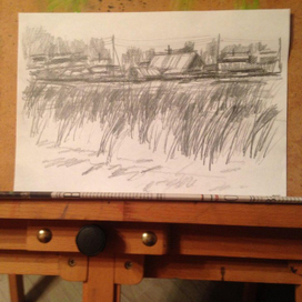 Деревенька моя, три окошечка...)