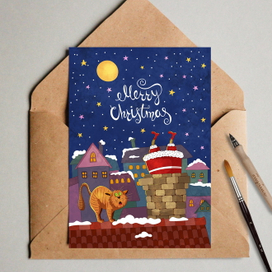 Открытка с Рождеством