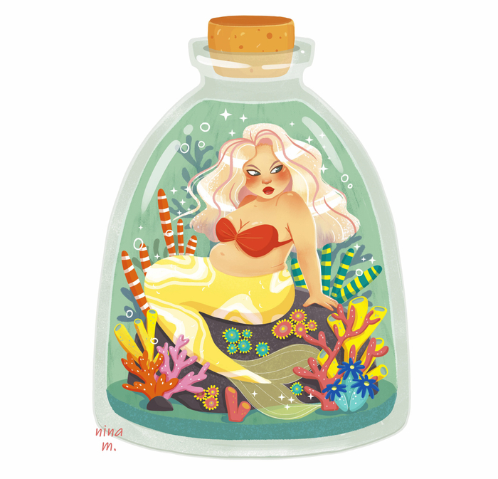 Русалка в банке