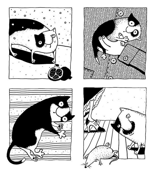 «Плохие кошки», иллюстрации - 1
