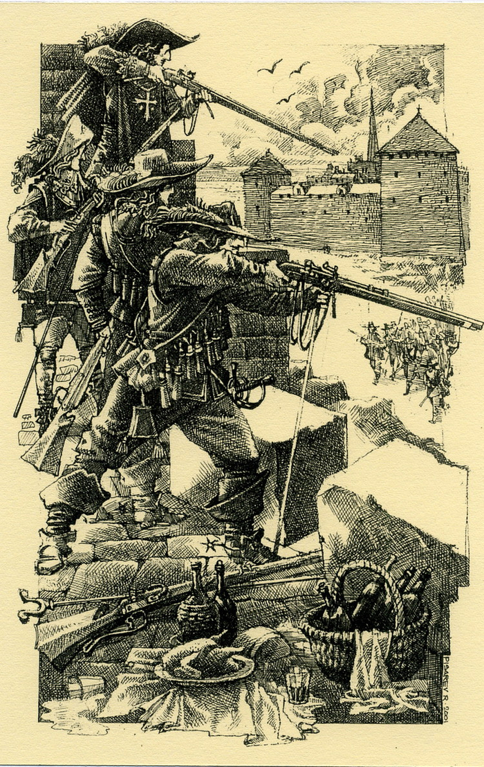 А.Дюма "Три мушкетёра" Завтрак на бастионе...