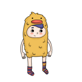 Авторский персонаж мальчик Утя