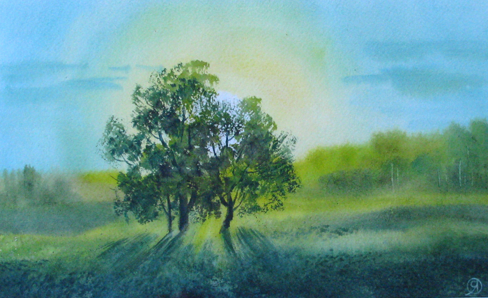 На рассвете...