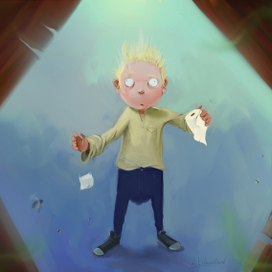 не добежал)