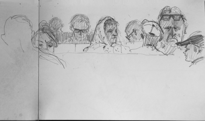 В электричке