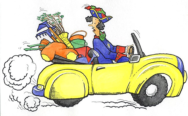 Пресонаж для рекламной кампании кофе "Петровская слобода"