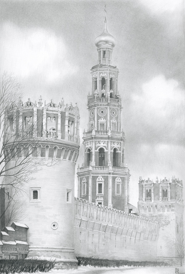 Колокольня Новодевичьего монастыря