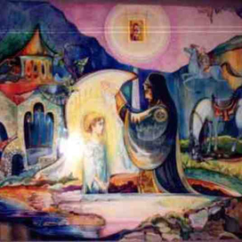 Видение в пещере скалы