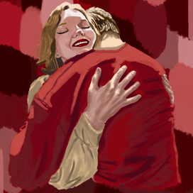 Первая иллюстрация для парных свитшотов