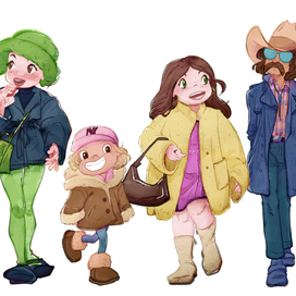 Скетч-иллюстрации