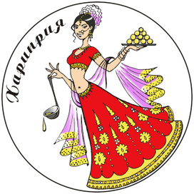 логотип вегетарианского кафе