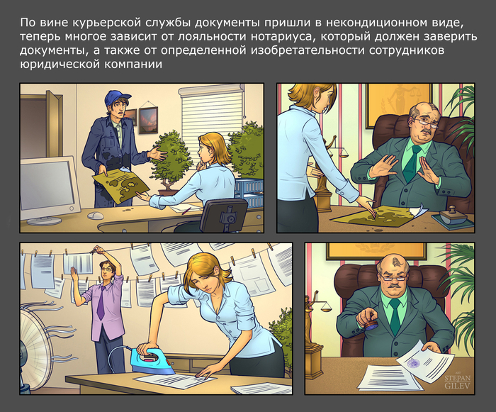 Комикс-инструкция для компании