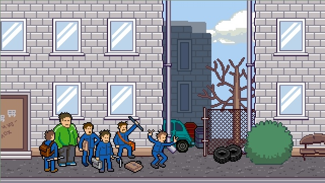 90-ые года, Россия, улица