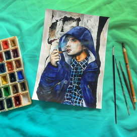 Парень с трубкой