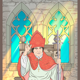 The Tarot card High Priest